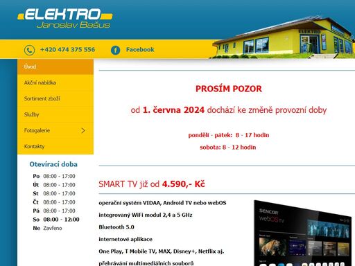 nabízíme široké množství elektrospotřebičů a elektroniky. zboží dopravíme až k vám a postaráme se o jeho odbornou montáž. navštivte náš web.