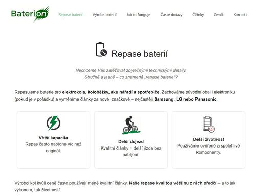 repase baterií elektrokol a elektrokoloběžek. ušetřete tisíce za novou baterii! levně, kvalitně a se zárukou. doprava zdarma.