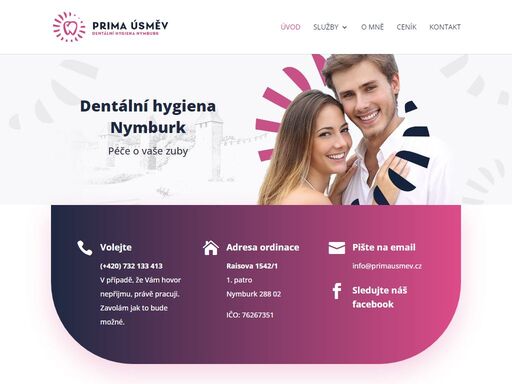 dentální hygiena nymburk - nově otevřeno. krátké objednací doby. mnohaletá praxe v oboru. čištění zubů kyretou, pískováním, ultrazvukem. bělení, fluoridace.