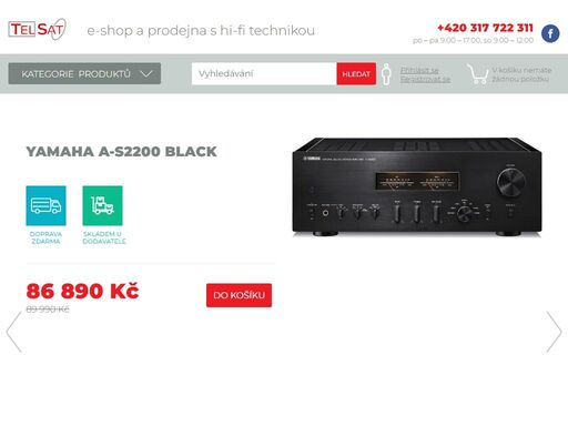 e-shop telsat.cz navazuje na dlouholeté zkušenosti prodeje značkové hi-fi techniky. naší snahou je nabídnout široký a zároveň atraktivní sortiment video a audio techniky za co nejnižší ceny. náš sortiment zahrnuje reprosoustavy, televize, 3d blu-ray, videokamery, hi-fi komponenty, audio příslušenství a další.
