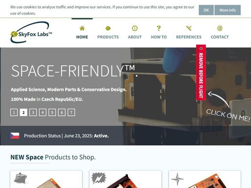 skyfox labs™ offers the world's first space-friendly™ components for cubesats and small satellites you cannot find anywhere else.