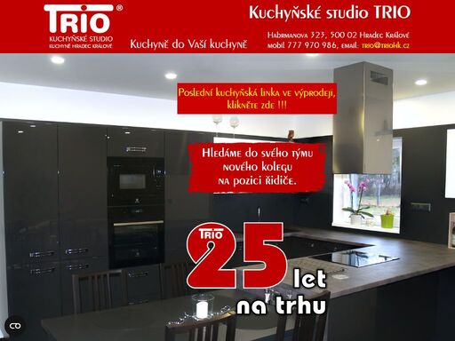 kuchyně hradec králové - kuchyňské studio trio