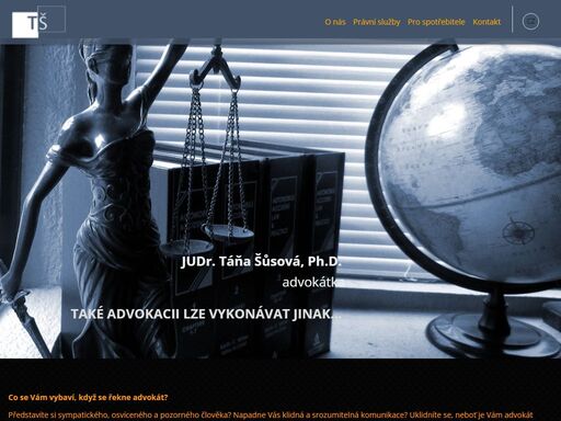 advokátní kancelář judr. táňa šůsová  ph.d.