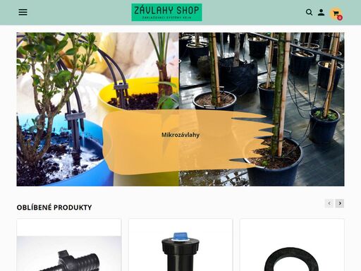 zavlahyshop.cz - vše pro zavlažování zahrad i profi použití. kapková a mikrozávlaha, hadice, příslušenství. kvalita, rychlé dodání, odborné poradenství.