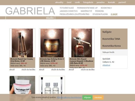 gabriela studio - e-shop