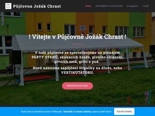 ! vítejte v půjčovně jožák chrast !