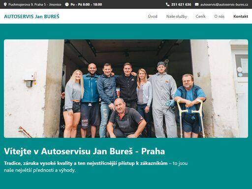 autoservis, non-stop asistenční služba, lakovna, klempírna, převodovky, poloosy, likvidace p.u., odtahovka, autopůjčovna a další.