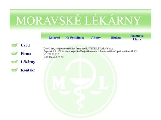 www.moravskelekarny.cz