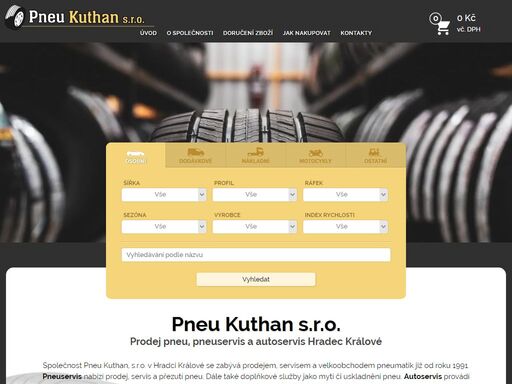 pneuservis, autoservis - hradec králové