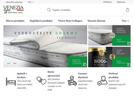 vítejte v našem obchodě. vítáme vás na oficiálním e-shopu spánek venezia. jsme přední evropští výrobci produktů určených pro zdravý spánek. klademe důraz na kvalitu materiálů a celkové ruční zpracování.
naše společnost v české republice působí více jak 10 let a to přesněji od roku 2009. od samého začátku klademe…