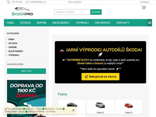 homepage. ?? jarní výprodej autodílů škoda! ??
?? **extrémní slevy na světlomety, brzdy, oleje a další autodíly pro škoda fabia a octavia za nejlepší ceny!**
**akce platí do vyprodání zásob. ??**
 ?? nakupovat se slevou 


fabia

 
fabia 1

 
fabia 2

 
fabia 3

 
fabia 4





octavia

 
octavia…