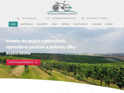 půjčte si to pravé elektrokolo a vydejte se na pohodový výlet. 