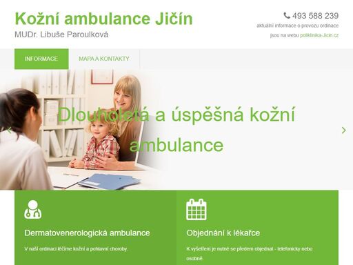 jsme kožní ambulance s dlouholetou a hlavně úspěšnou praxí. v naší ordinaci léčíme kožní a pohlavní choroby. poskytujeme péči dospělým i dětem. lze využít péči hrazenou ze zdravotního pojištění i nadstandardní placené služby.