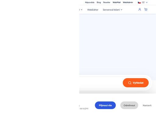 získejte svůj vlastní kousek internetu. zaregistrujte si doménu a pořiďte webhosting, nebo rovnou server u webglobe. naše 5? podpora je vám k dispozici.