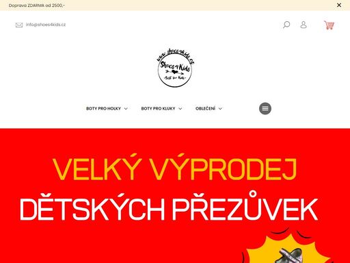 prodej kvalitní certifikované dětské obuvi. vše skladem, ihned k odeslání.