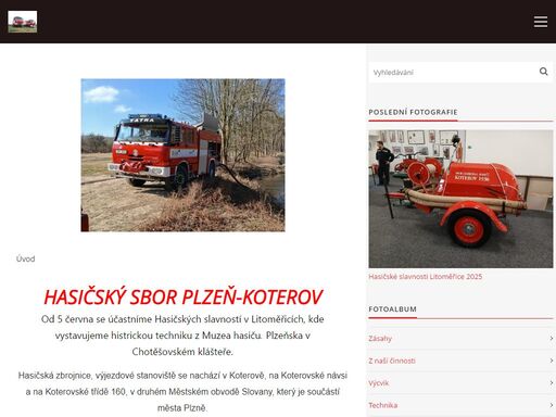 toto jsou stránky sdh plzeň koterov. buďte na nich srdečně vítáni. byli bychom rádi, aby jste se zde dozvěděli vše o naši práci a poslání pomáhat.
