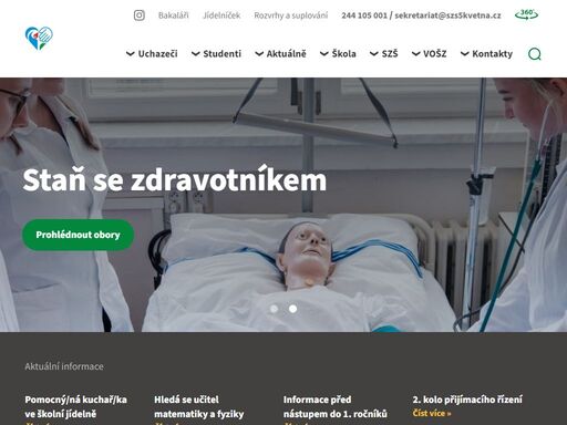 www.zdravotnickaskola5kvetna.cz