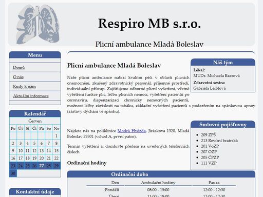 plicní ambulance mladá boleslav. zaměřujeme se na léčbu dýchacích cest