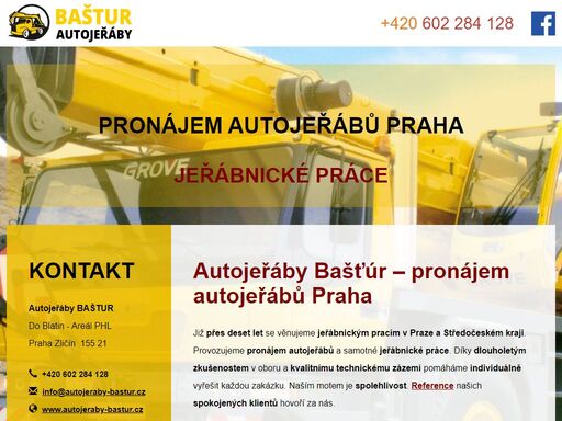 pronájem autojeřábů praha. provádíme jeřábnické práce v praze a okolí.