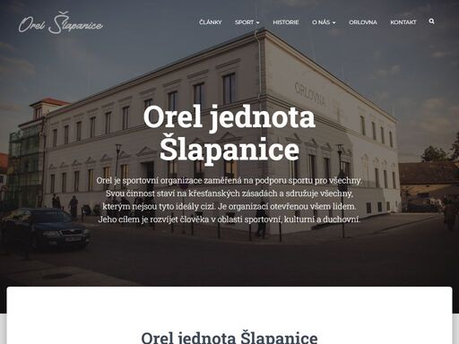 orel je sportovní organizace zaměřená na podporu sportu a kultury ve šlapanicích.