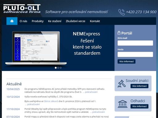 software na oceňování nemovitosti