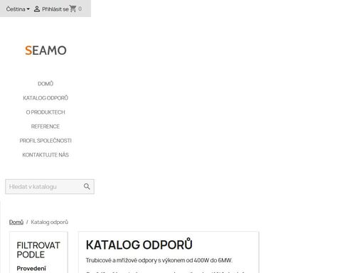 seamo s.r.o. - přední výrobce odporů na míru. brzdné odpory, rozběhové odpory a další.