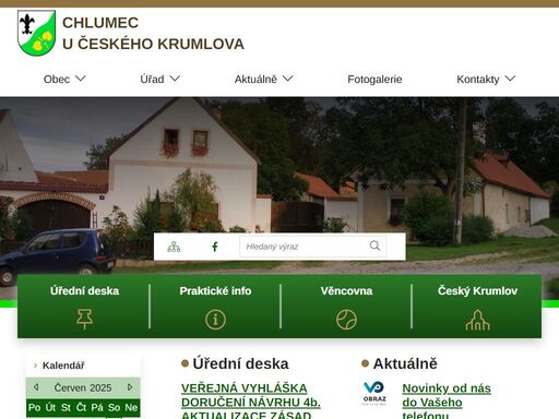 obec chlumec u českého krumlova
