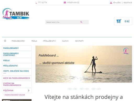 vítejte na stánkách prodejny a půjčovny paddleboardů tambik zlín.  půjčovna paddleboardů otrokovice stěrkoviště 
:-) otevřeno :-)
1 hodina 250kč - otevřeno od 1.7.2024 :-) 
paddleboardy nejen prodáváme, ale i půjčujeme.
rezervovat si jej můžete na naši akci, 
nebo na vlastní dovolenou. 
s výběrem při koupi…