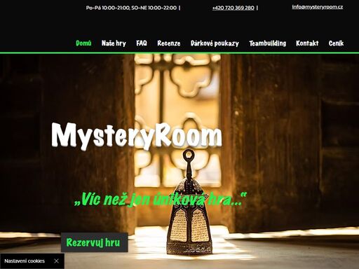 mysteryroom s.r.o. , brno úniková hra. provozujeme  originální, s láskou připravené  únikovky v centru brna. odvážíš se do zakletého cirkusu nebo do údolí králů? firemní a teambuillding firemní akce.