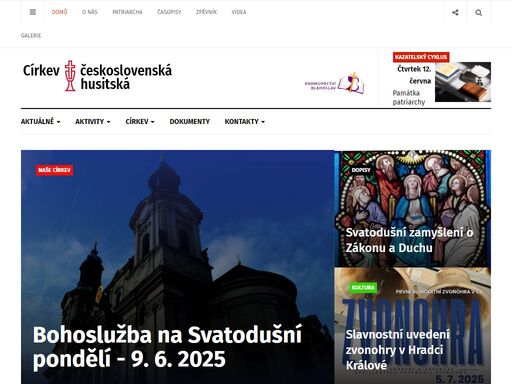 třetí největší křesťanská církev v české republice, oficiální stránky ústřední rady v praze