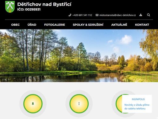 oficiální stránky obce dětřichov nad bystřicí