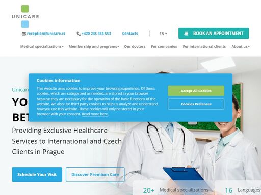 your gateway to better healthcare. providing exclusive healthcare services to international and czech clients in prague