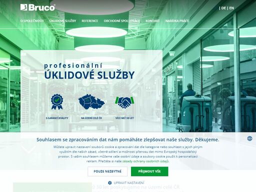 úklidová firma bruco – úklidové služby bez kompromisu