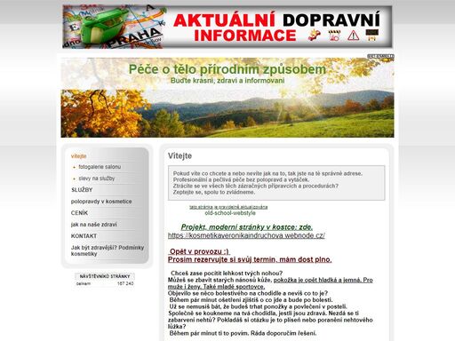 nový pohledu na krásu, kosmetický salon veronika v areálu bestgym horova, brno-žabovřesky.; svet-stranek.cz : osobní stránky zdarma snadno a rychle