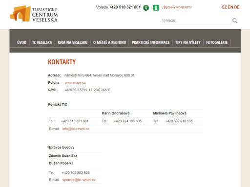 informace pro občany i návštěvníky města o plánovaných akcích, službách a turistických cílech v blízkém okolí. zároveň zde bude i možnost využít veřejného internetu. 