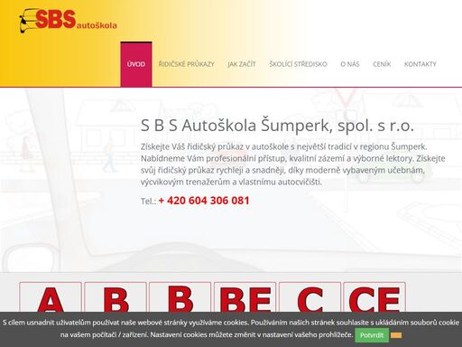 sbs autoškola šumperk patří mezi největší autoškoly v šumperku, kde se můžete přihlásit na kurz o řidičák na motorku, osobní i nákladní auto, traktor nebo autobus.