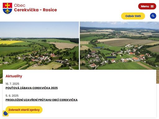 obec cerekvička - rosice vznikla sloučením obou obcí v roce 1990. obec leží v zájmovém území krajského města jihlava, kraj vysočina.