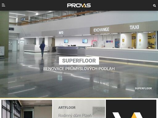 opravy a renovace průmyslových betonových podlah. realizace litého terrazza (terasa, teraca), broušených a leštěných betonů htc/husqvarna superfloor.