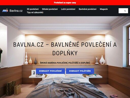 bavlna.cz - informační portál o bavlněném povlečení a kvalitním spánku. na našem webu naleznete kvalitní bavlněné povlečení i 3d povlečení.
