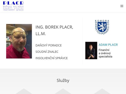 službám klientů se věnuji více než třicet let. nabízím daňové poradenství, činnost insolvenčního správce a likvidátora a také služby soudního znalce.