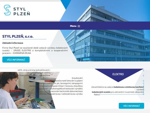 styl plzeň, s.r.o. nabízí šití dámské, pánské a sportovní konfekce, pracovních
a profesních oděvů a dalších textilních výrobků, výrobu plochého těsnění, knihařství, kartonáž, výrobu kancelářských potřeb a svařovaných pvc obalů.