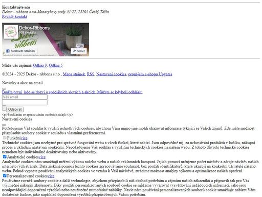 www.dekor-ribbons.cz