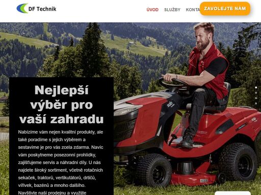 specialista na zahradní techniku a zahradní bazény, servis pro vaše stroje