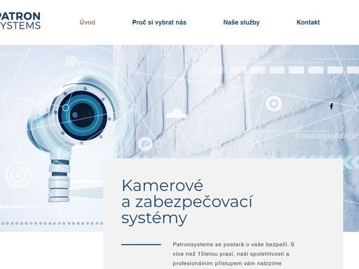 patronsystems poskytuje profesionální zabezpečení na míru. kamery, alarmy a další zabezpečovací systémy vám nejen navrhneme a namontujeme, ale postaráme se i o jejich pravidelný servis.