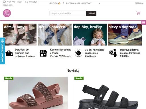 spolehlivý eshop s kamennou prodejnou v praze 16 radotíně. doprava od 2000 kč zdarma. dělá nám velkou radost obouvat vaše ratolesti.