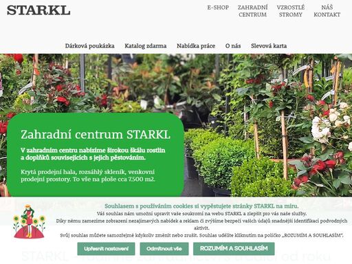 starkl - rodinné zahradnictví s tradicí od roku 1912. e-shop, zásilková služba a prodej rostlin v zahradním centru. odrůdy vhodné pro naše klima.