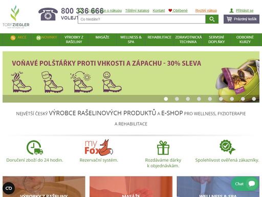 největší český výrobce velmi kvalitních rašelinových produktů a internetový obchod se špičkovým zbožím pro wellness, fyzioterapie a rehabilitace.