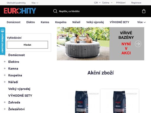 eurohity - vše pod jednou střechou. váš spolehlivý partner pro nářadí, zahradu a elektroniku!
již více než 15 let vám přinášíme kvalitní nářadí, zahradní vybavení a elektroniku, na kterou se můžete spolehnout. ať už jste domácí kutil, profesionál nebo zahradník, u nás najdete vše potřebné – pohodlně online i osobně v…