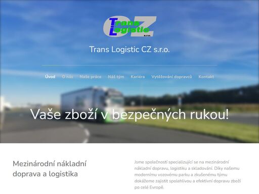 mezinárodní nákladnídoprava a logistika