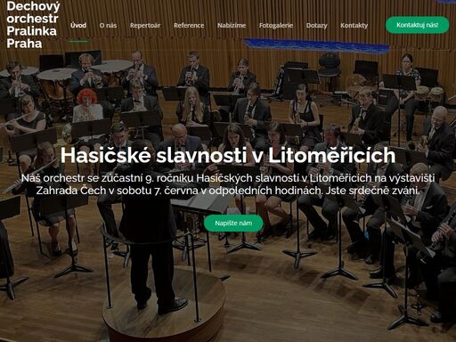 dechový orchestr pralinka praha - velký dechový orchestr od roku 1980